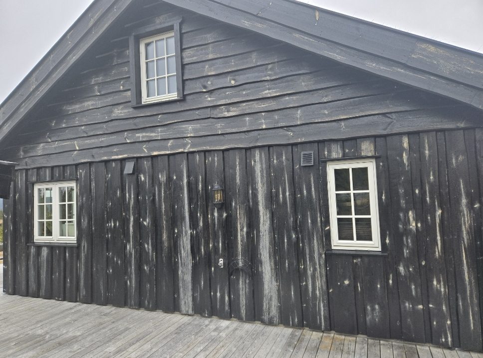 Fasade før maling